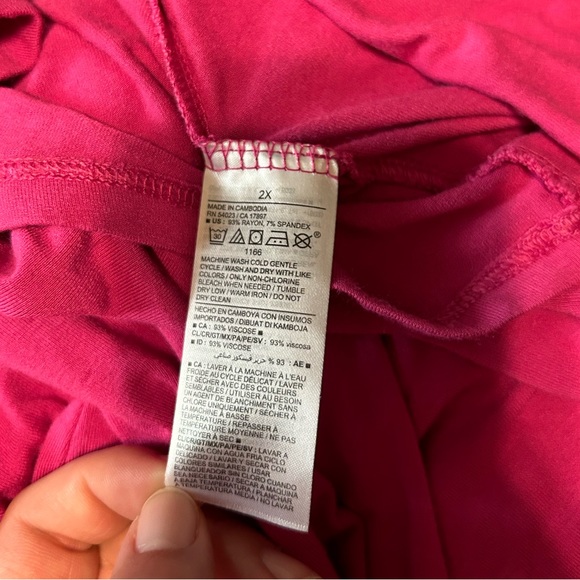 NWOT Old Navy Fit & Flare Twist-Front Cutout Midi Dress 💖 - Picture 3 of 6